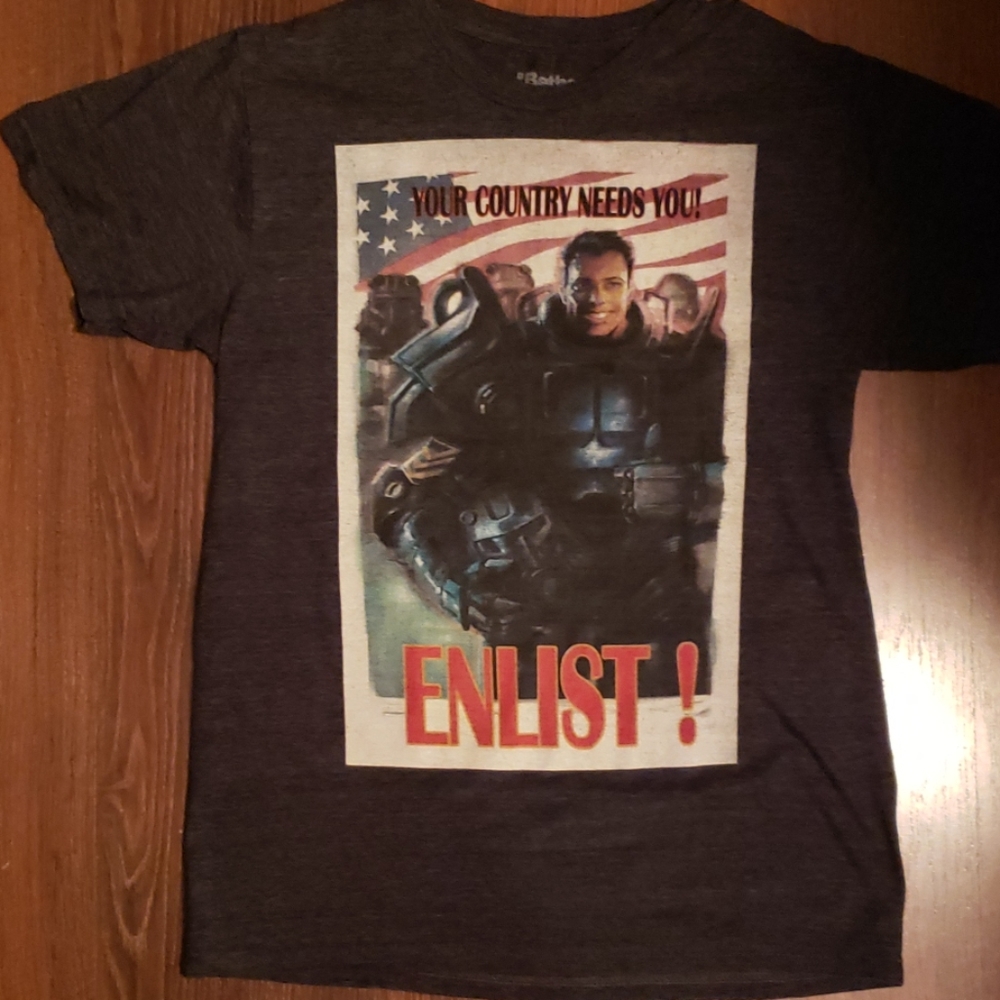 New Bethesda's "Fallout: Enlist" shirt